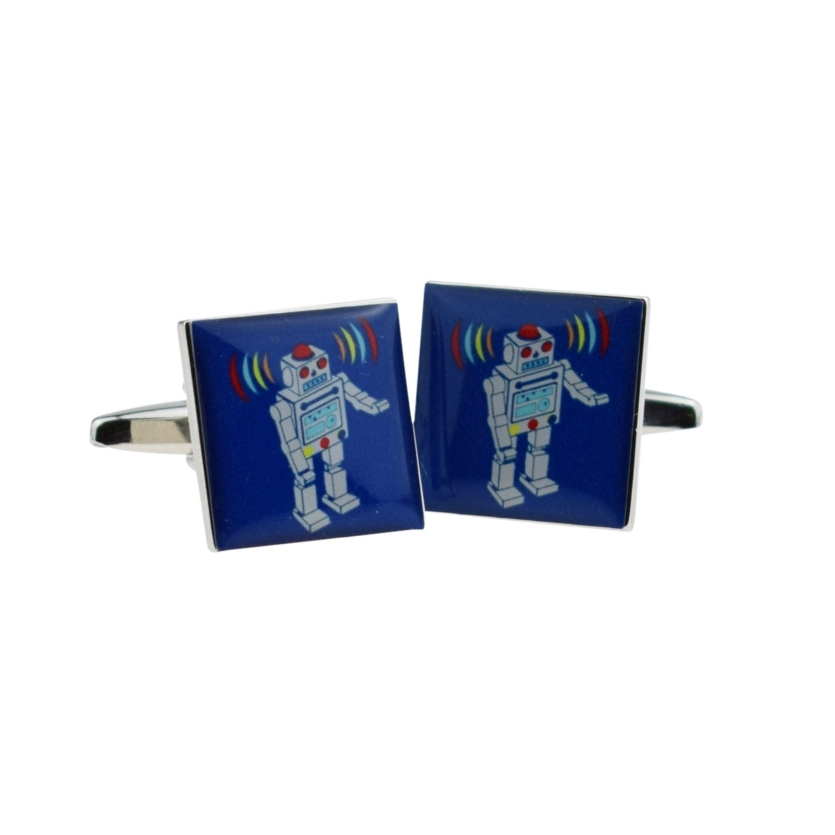 Retro Robot Design Cufflinks | Ashton and Finch