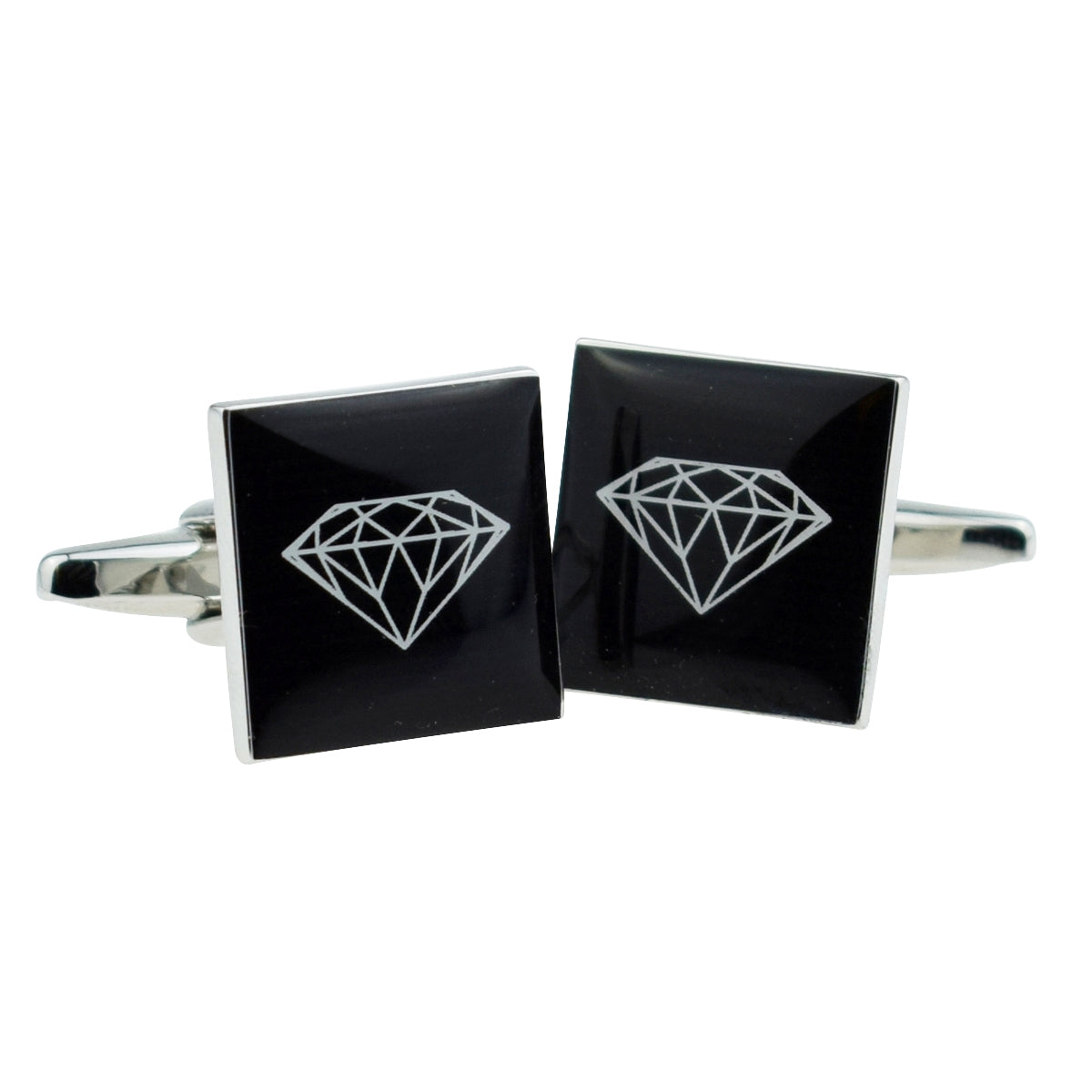 Diamond Design Cufflinks | Ashton and Finch