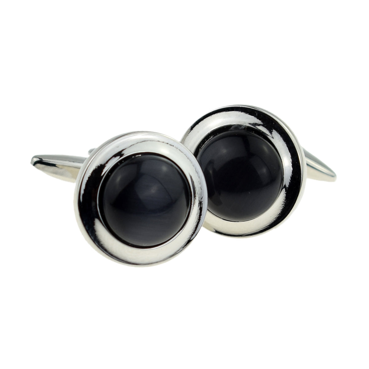 Black Button Style Fashion Classics Cufflinks | Ashton and Finch