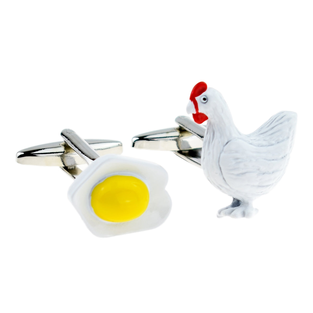 Chicken & Fried Egg Cufflinks | Ashton and Finch