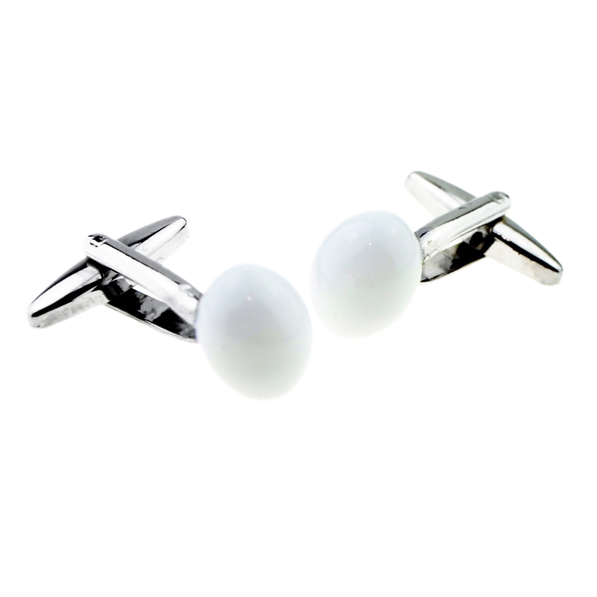 White Boiled Eggs Cufflinks | Ashton and Finch