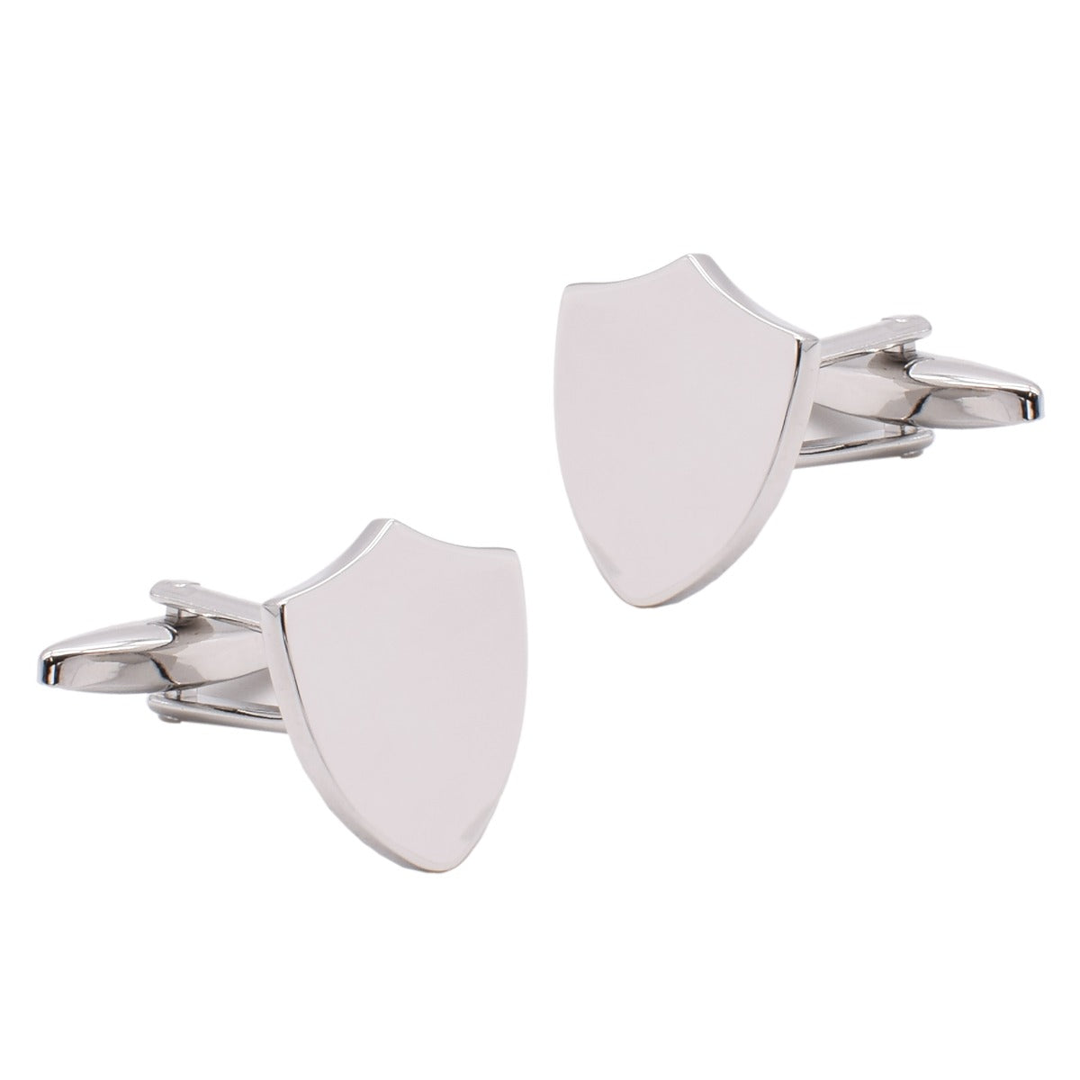 Shield Cufflinks (Engravable) | Ashton and Finch