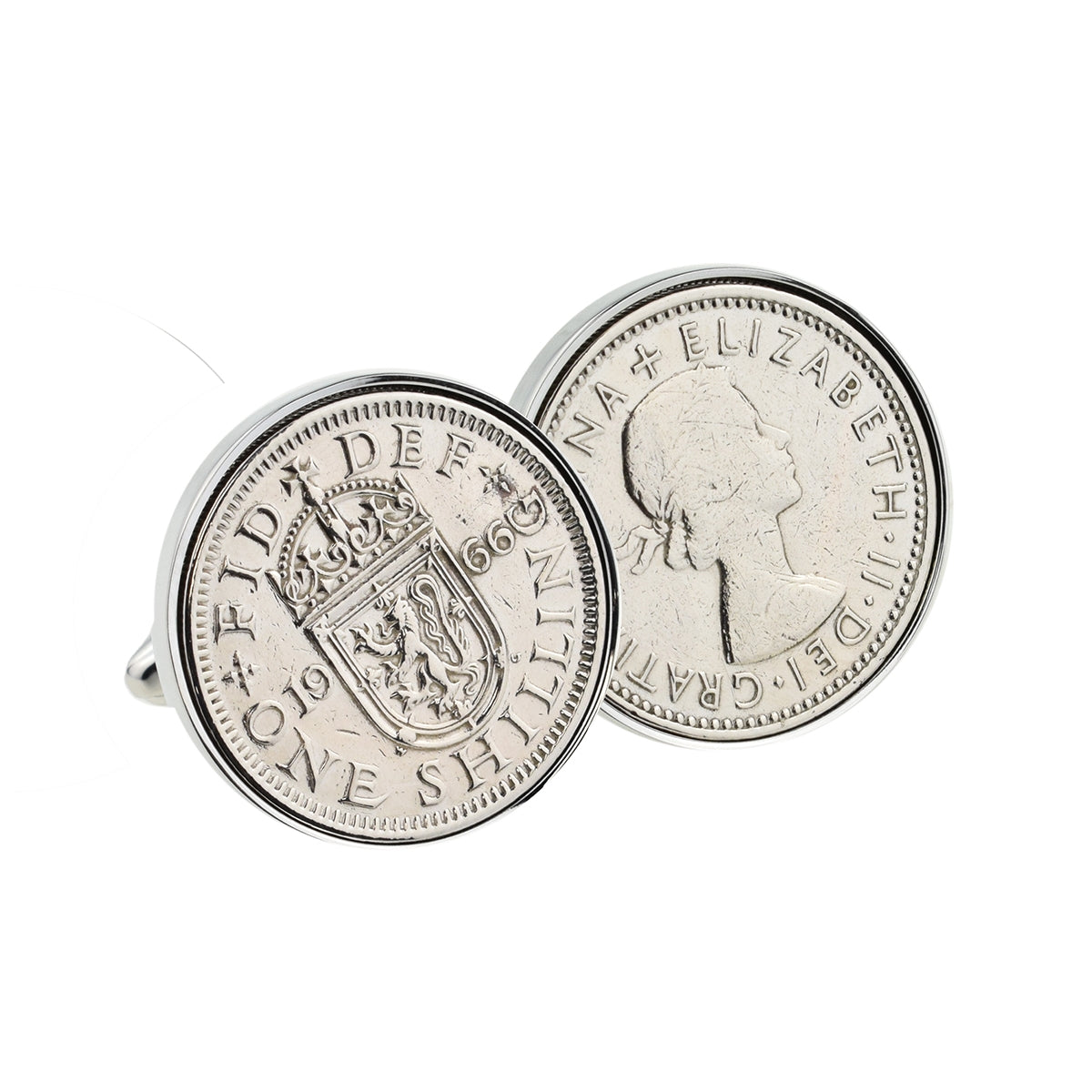 Polished Shilling Coin Cufflinks | Ashton and Finch