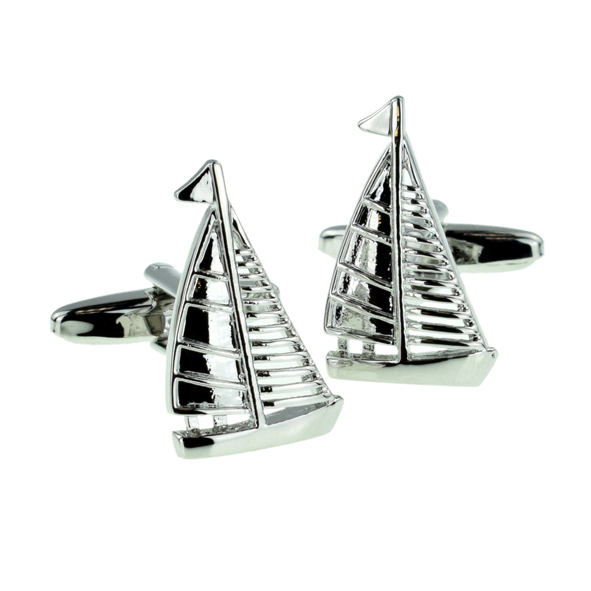 Yacht in Full Sail Cufflinks | Ashton and Finch