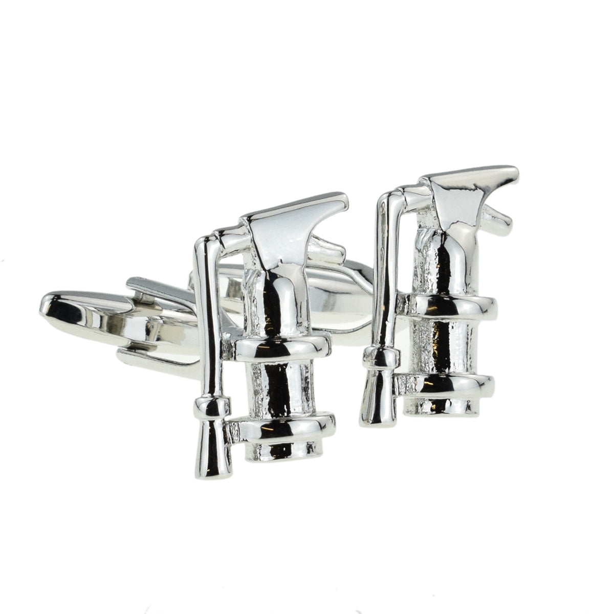 Silver Fire Extinguisher Cufflinks | Ashton and Finch