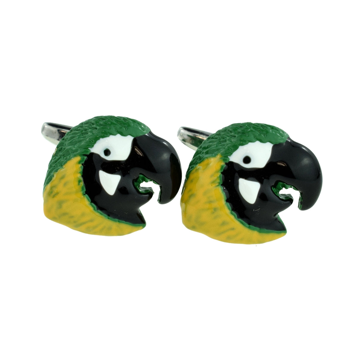 Parrot Head Design Cufflinks | Ashton and Finch
