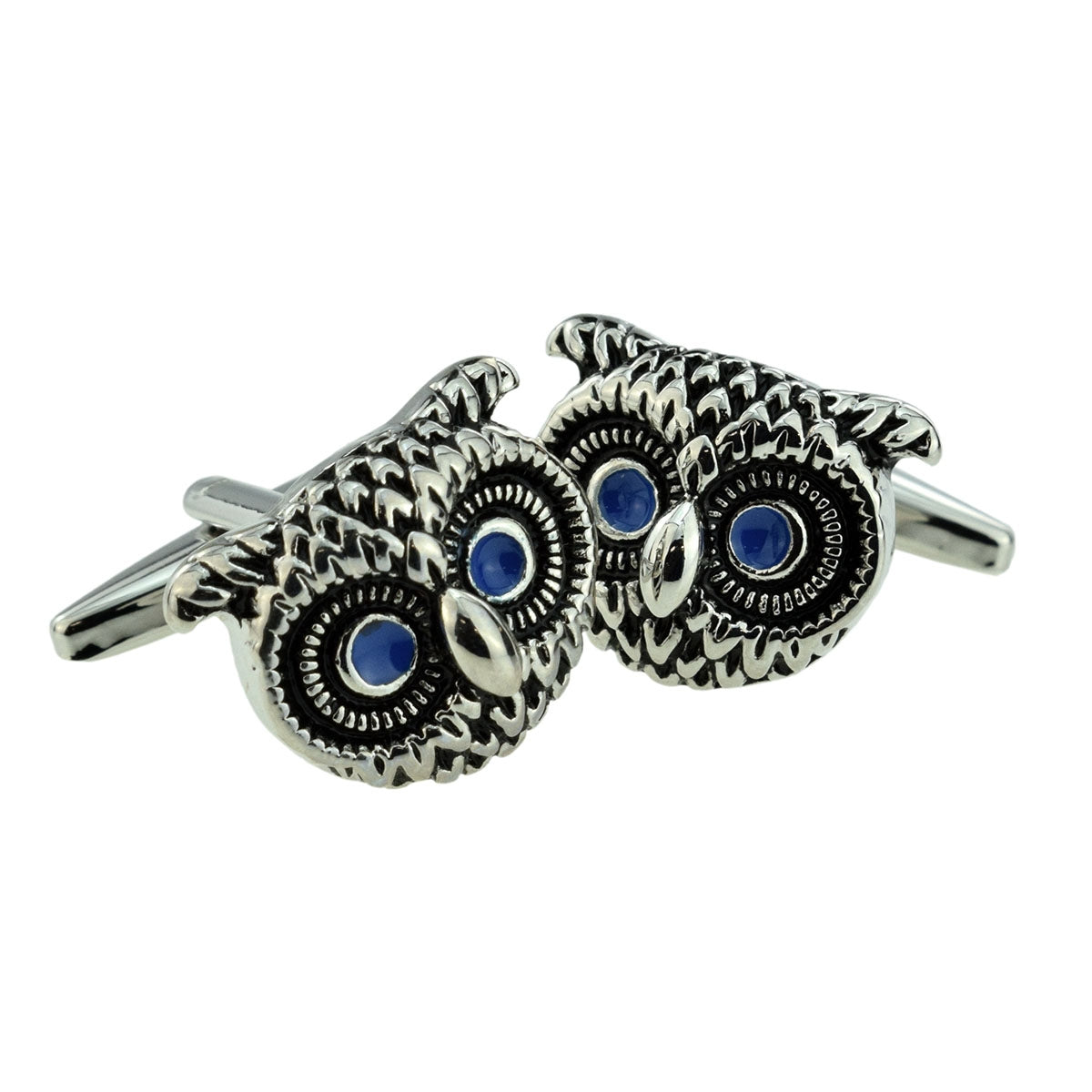Owl with Blue Eyes Cufflinks | Ashton and Finch