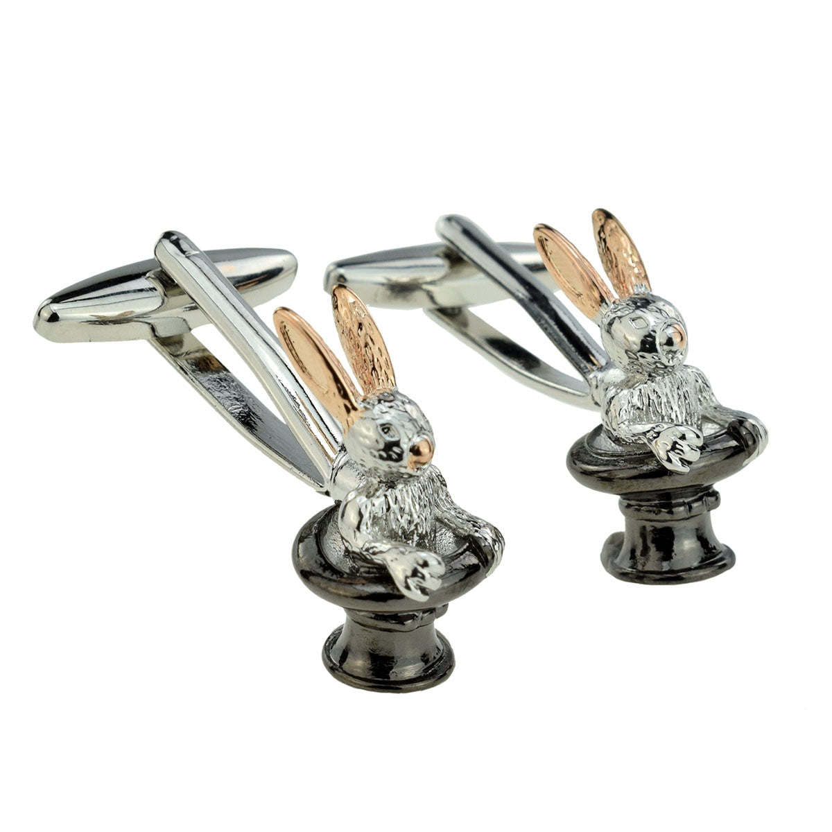 Rabbit in Hat Magicians Cufflinks | Ashton and Finch