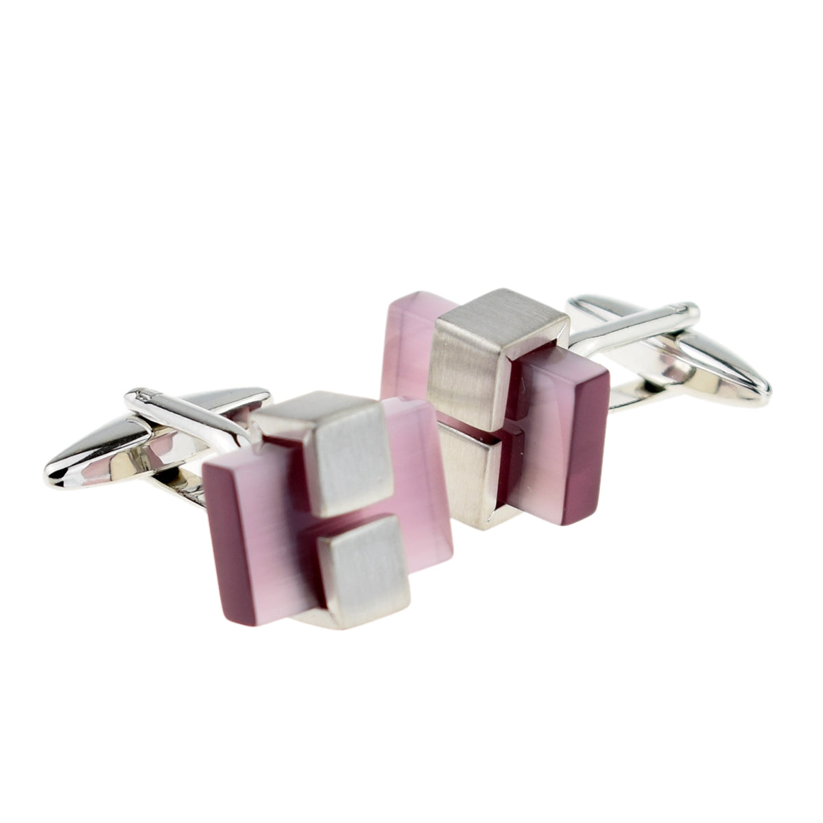 Purple Opaque Acrylic Classic Cufflinks | Ashton and Finch