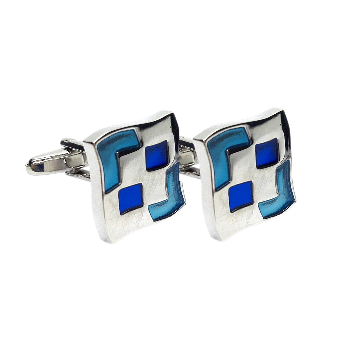Blues Design Classic Cufflinks | Ashton and Finch