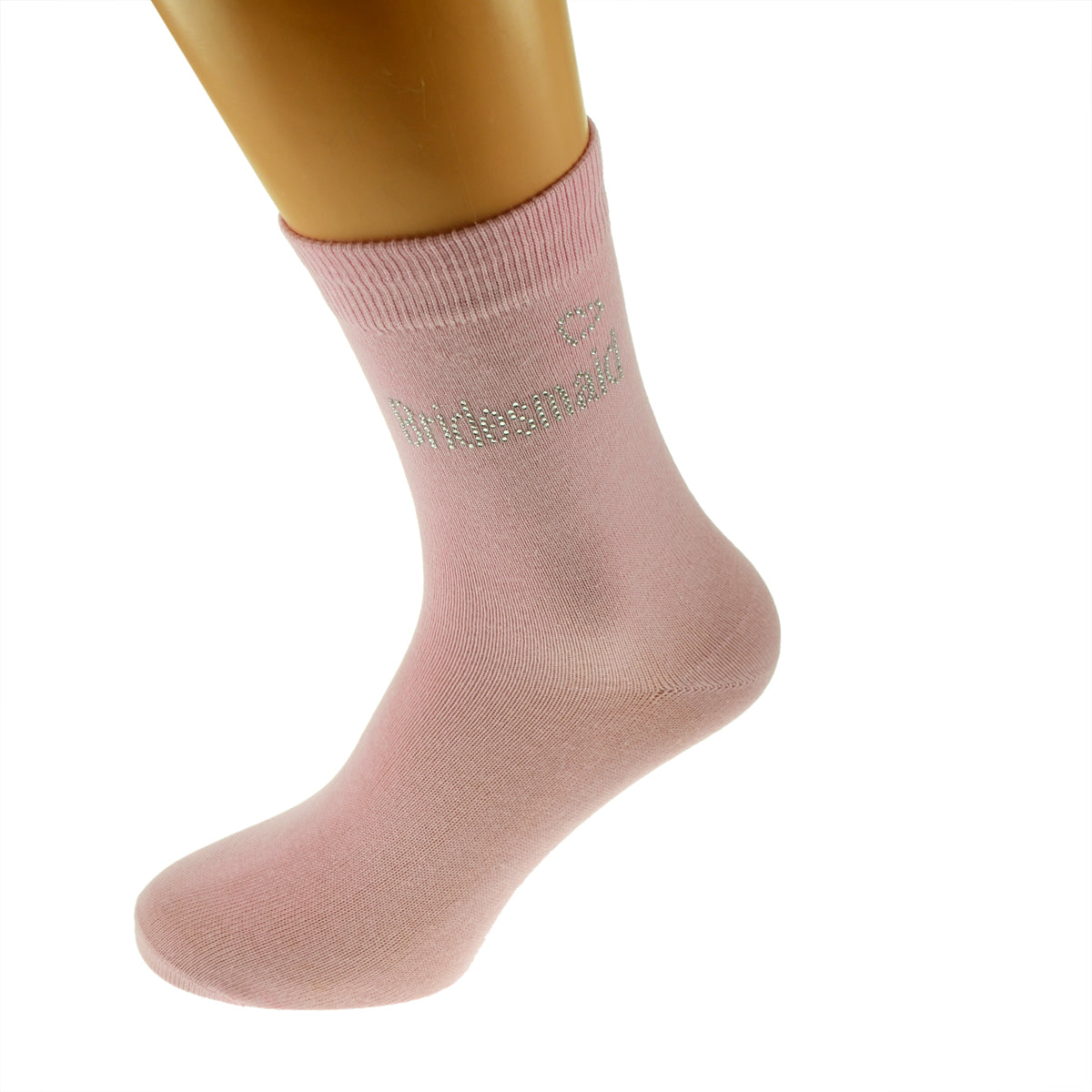 Pink Diamante Hen Socks Bridesmaid| Ashton and Finch