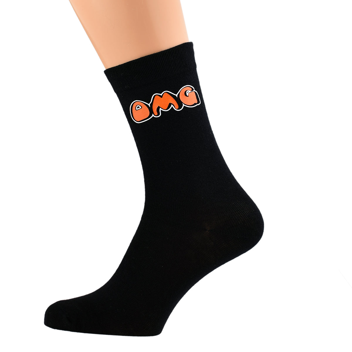 OMG Design Mens Black Socks| Ashton and Finch