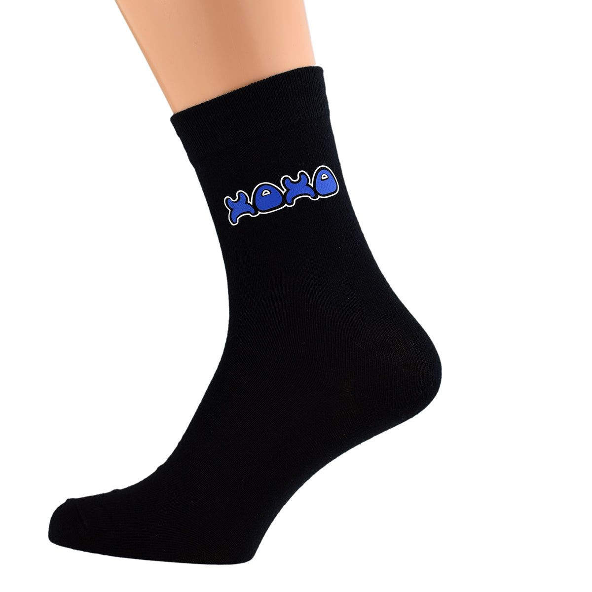 XOXO Design Mens Black Socks| Ashton and Finch