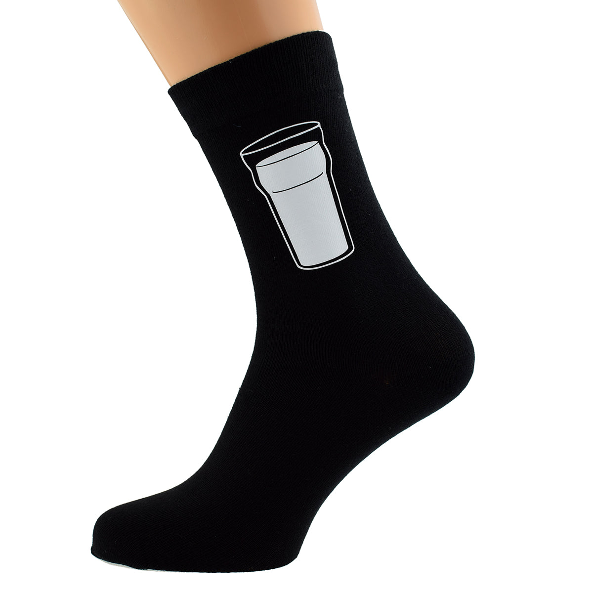 Lager Beer Design Mens Black Socks| Ashton and Finch