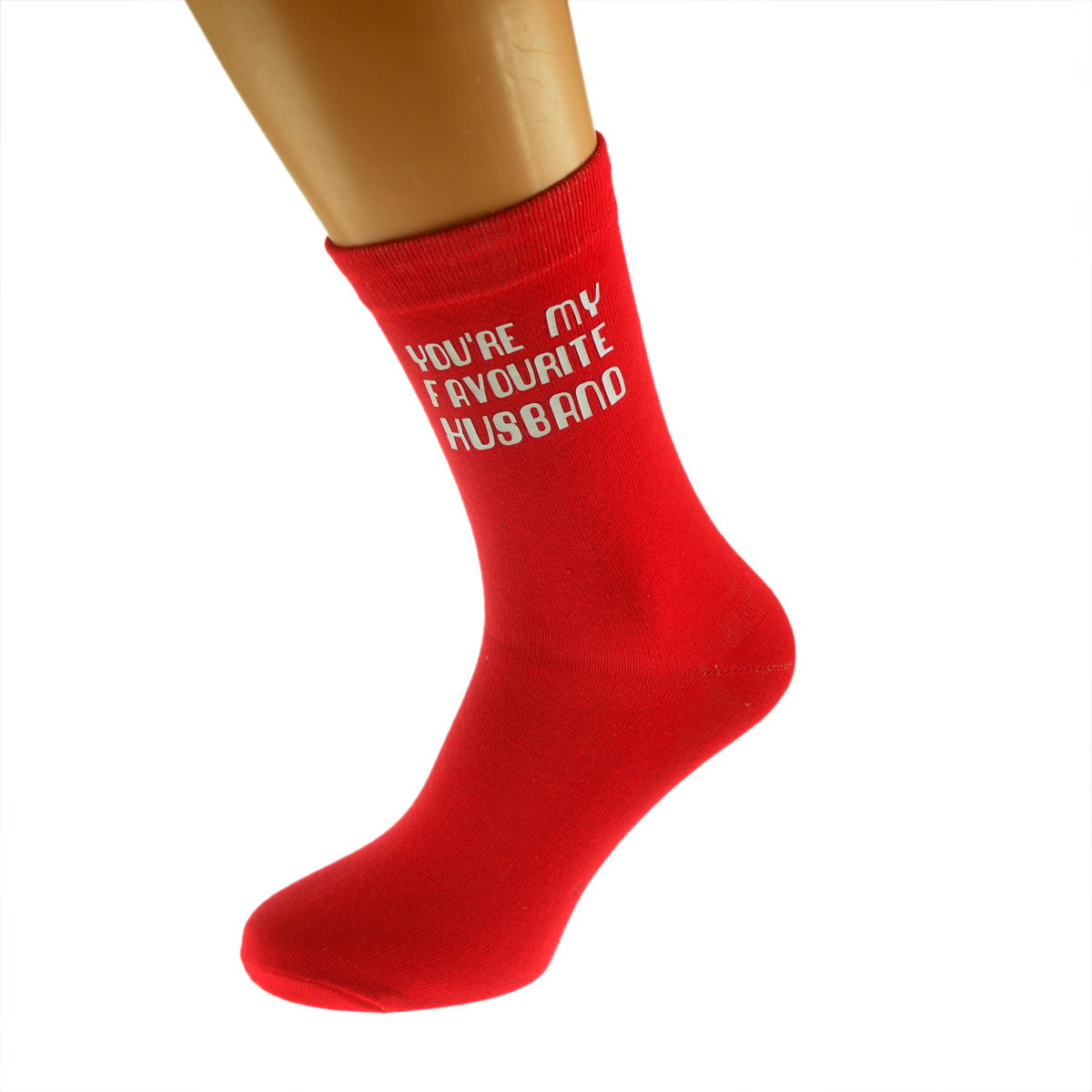 You’re My Favourite Husband Valentine Mens Red Socks| Ashton and Finch