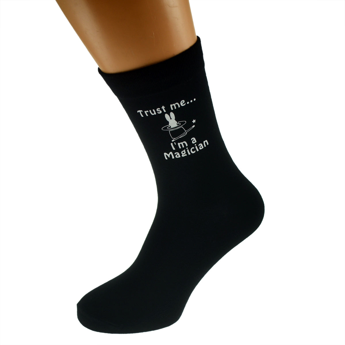 Magician Design Trust Me I’m A Magician Mens Black Socks| Ashton and Finch