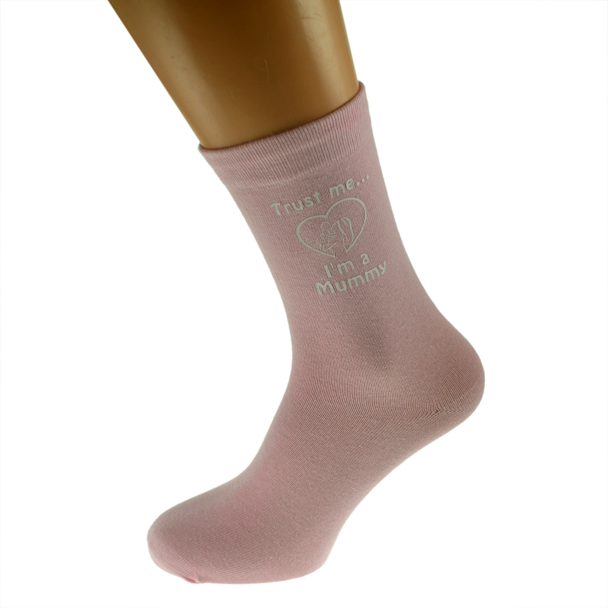 Mummy Design Trust Me I’m A Mummy Ladies Pink Socks| Ashton and Finch
