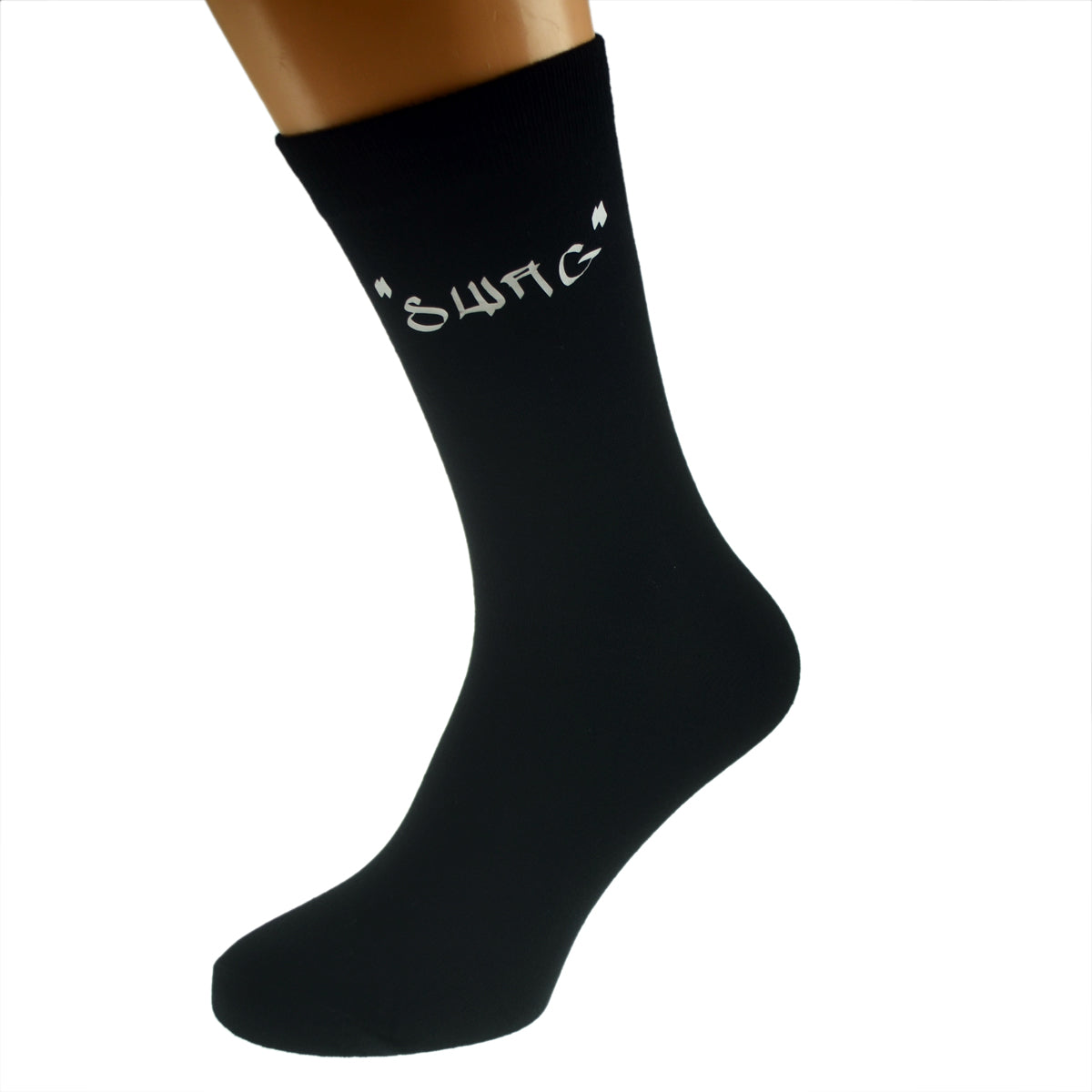 Swag Design Mens Black Socks| Ashton and Finch