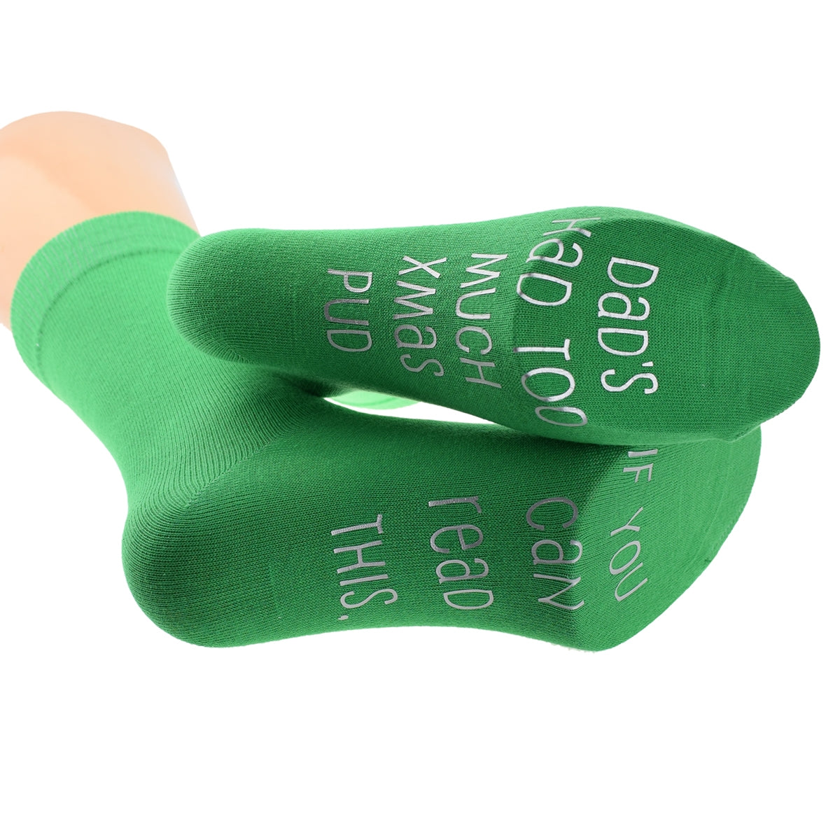 Funny If You Can Read This Dad’s Had Too Much Christmas Pud Mens Socks| Ashton and Finch
