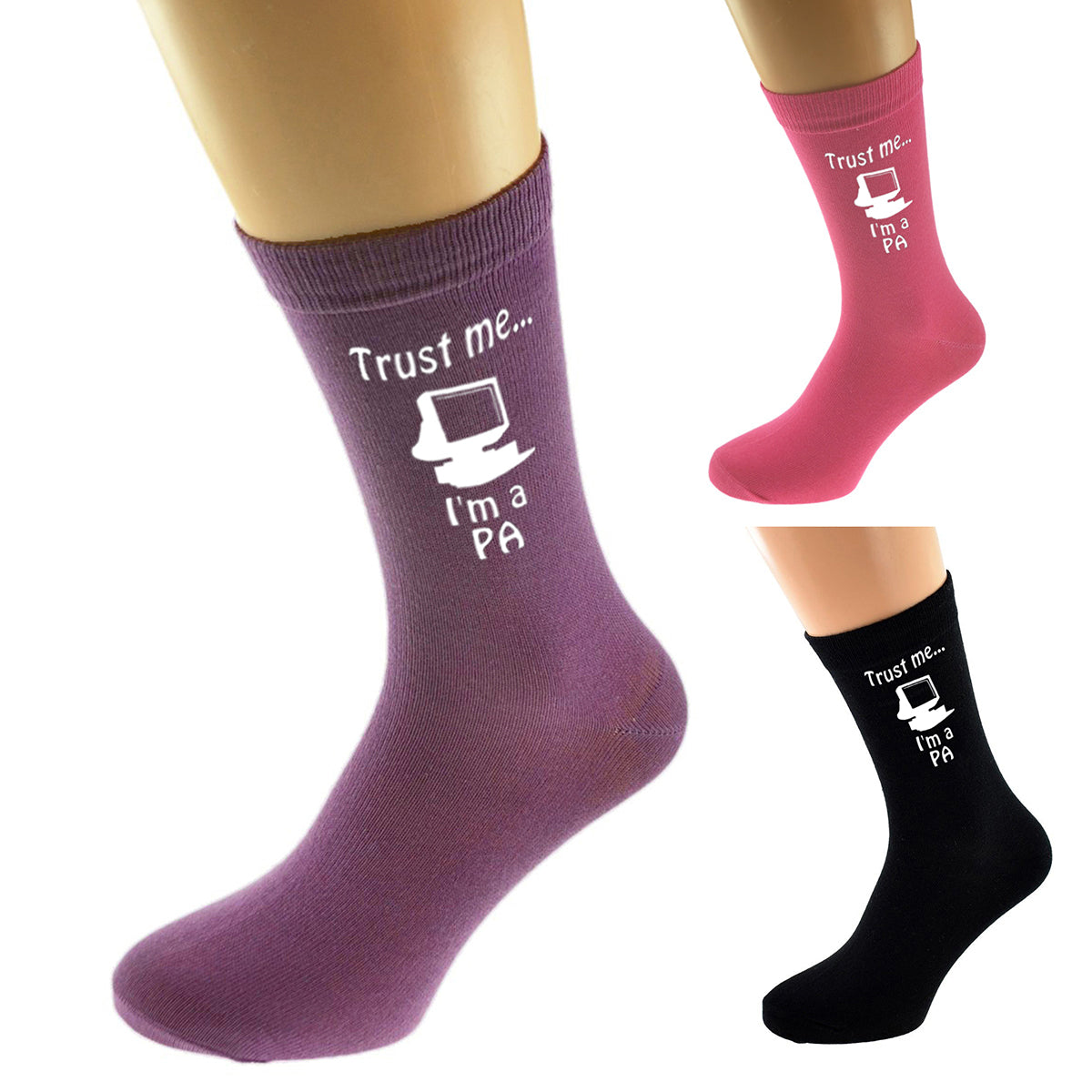 Trust Me I’m A PA Socks Mens Or Ladies Available In Various Colours| Ashton and Finch