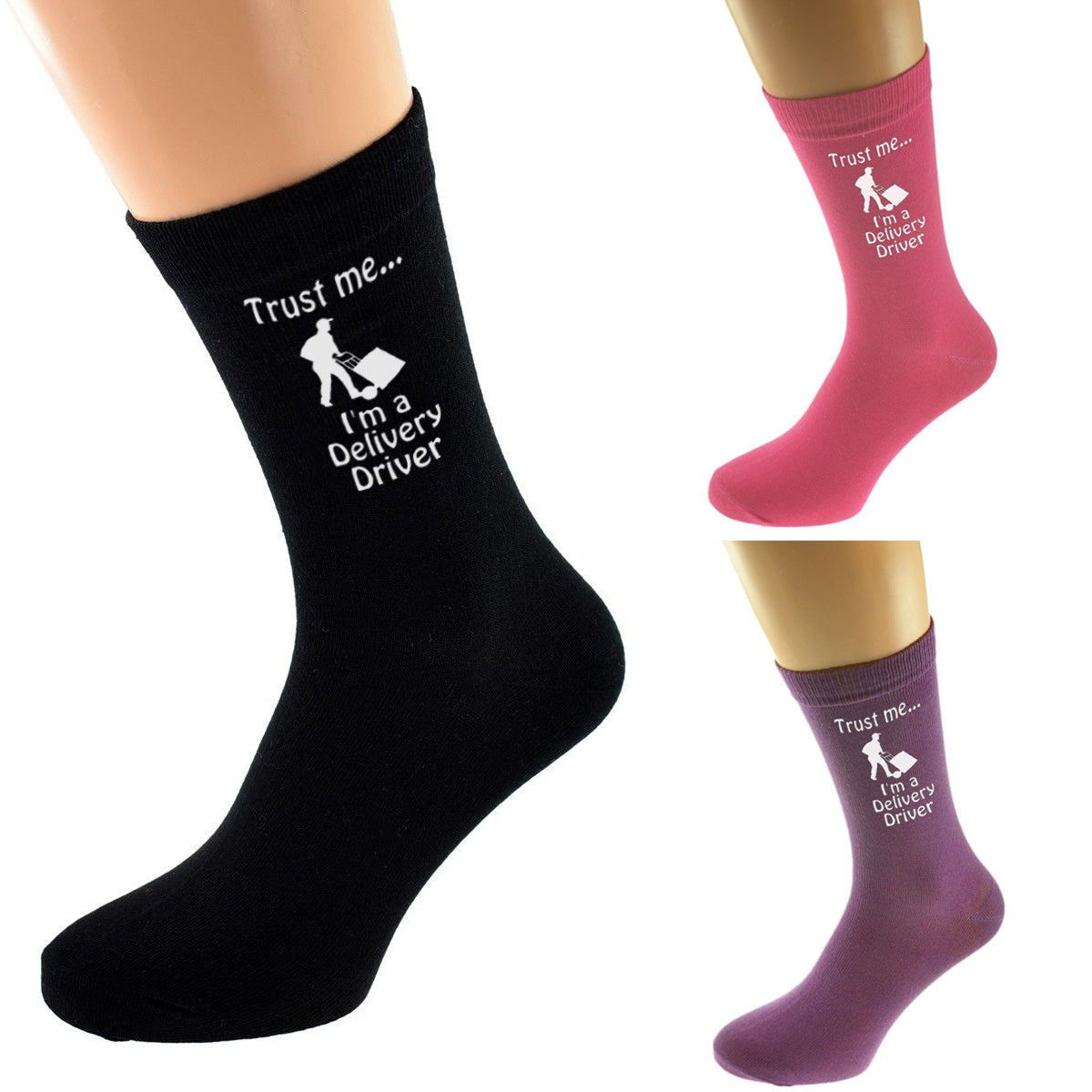 Trust Me I’m A Delivery Driver Socks| Ashton and Finch