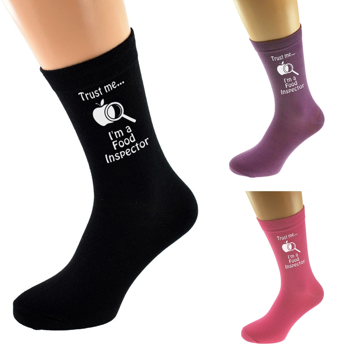 Trust Me I’m A Food Inspector Socks| Ashton and Finch