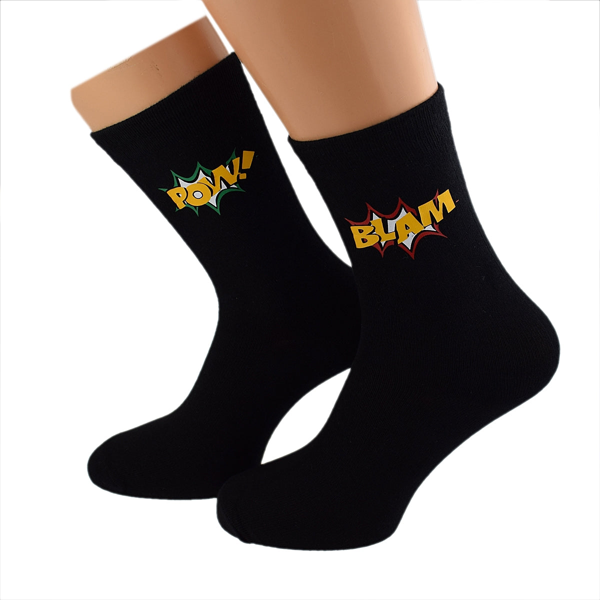 Blam Pow Comic Design Novelty Socks| Ashton and Finch