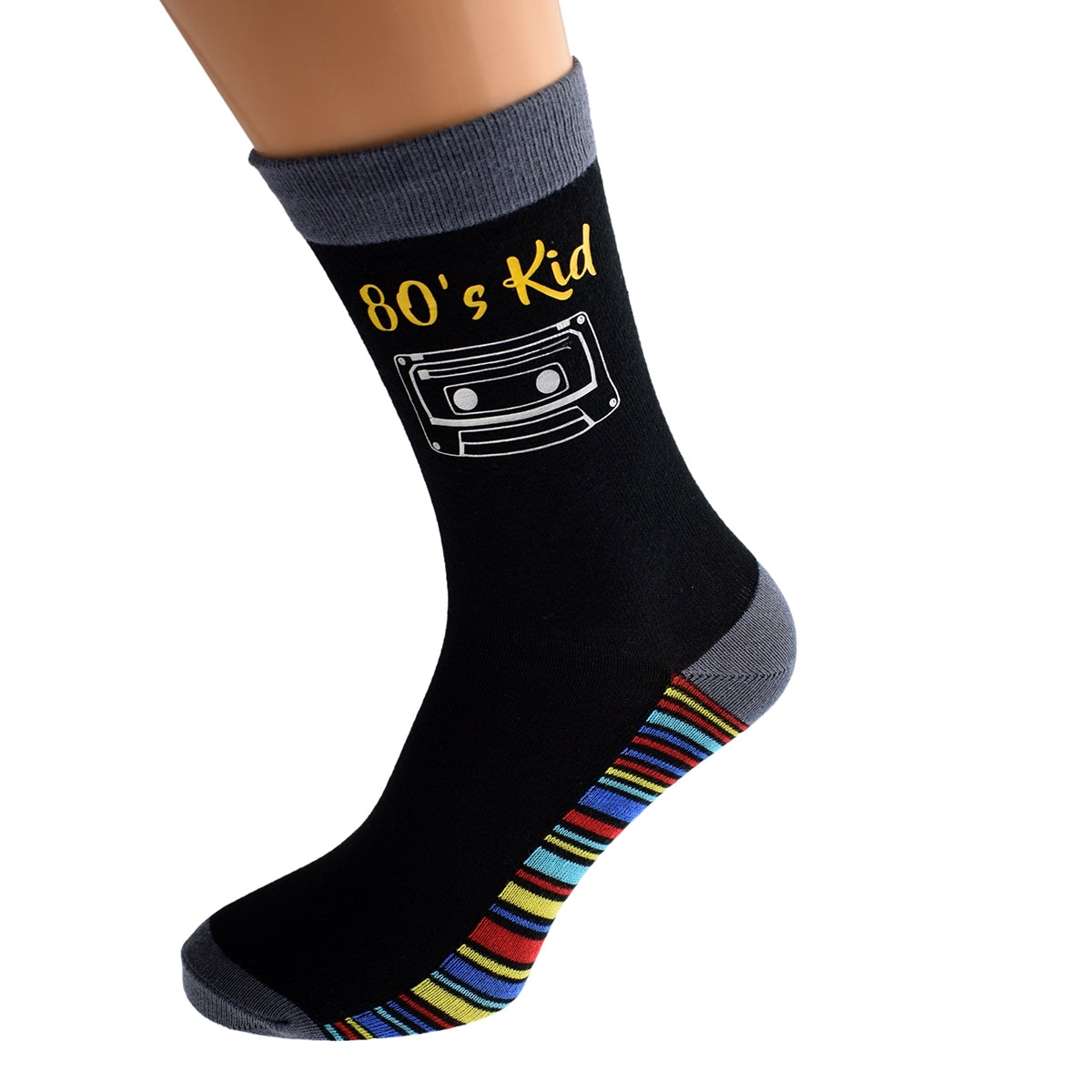 80’s Kid Tape Cassette Design Mens Socks| Ashton and Finch