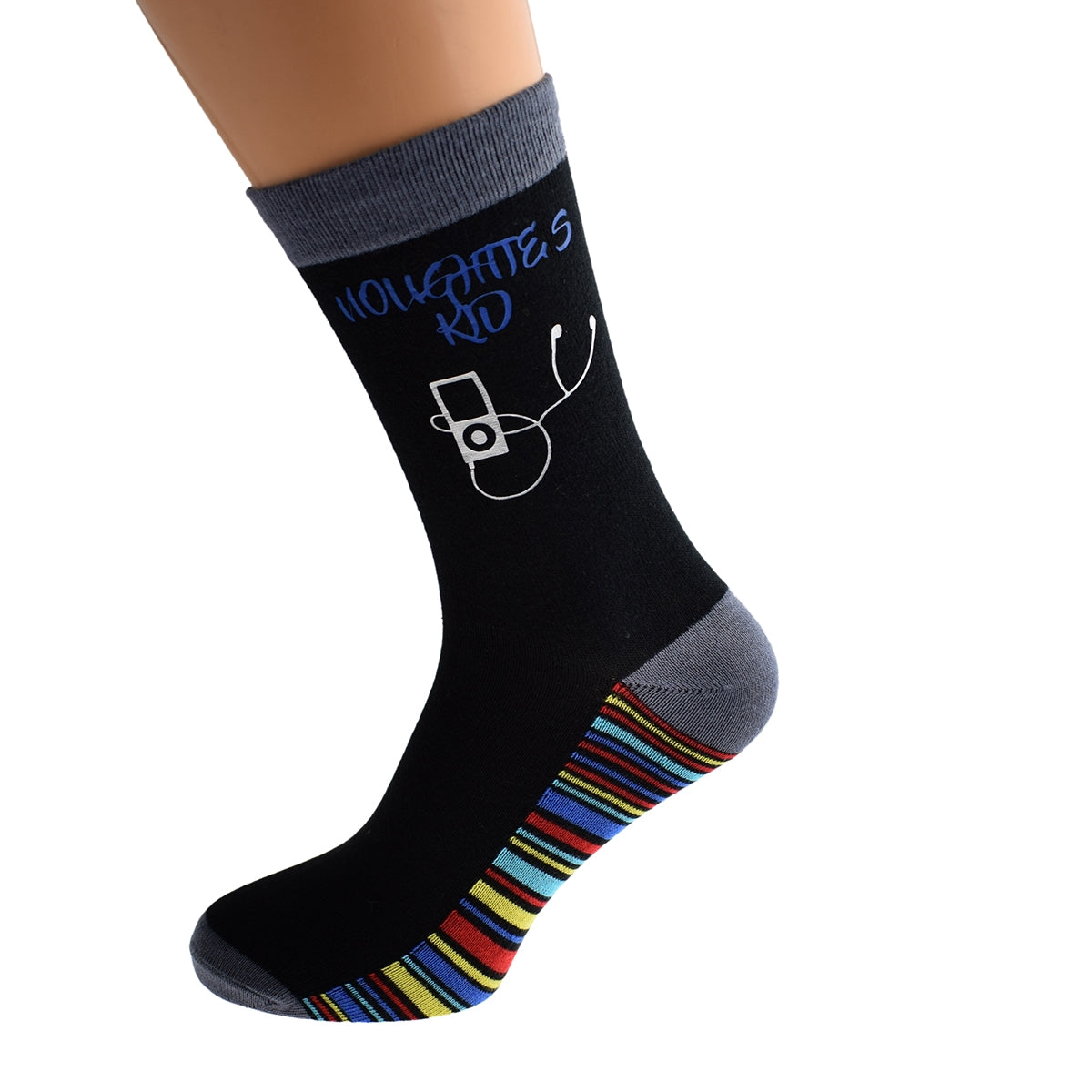 Noughties Kid MP3 Player Design Mens Socks| Ashton and Finch