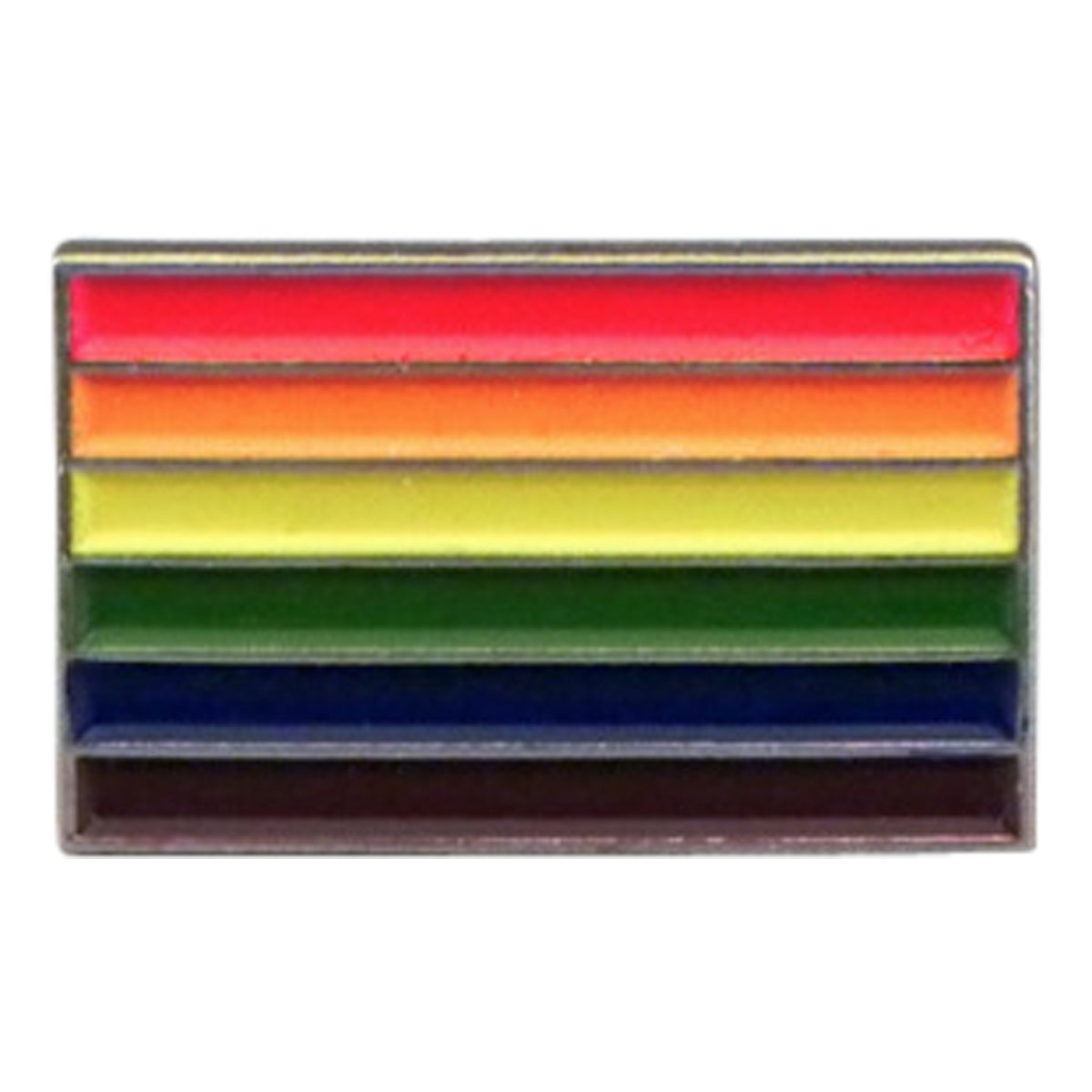 Same Sex LGBT rainbow Flag Metal & Enamel Lapel pin Badge