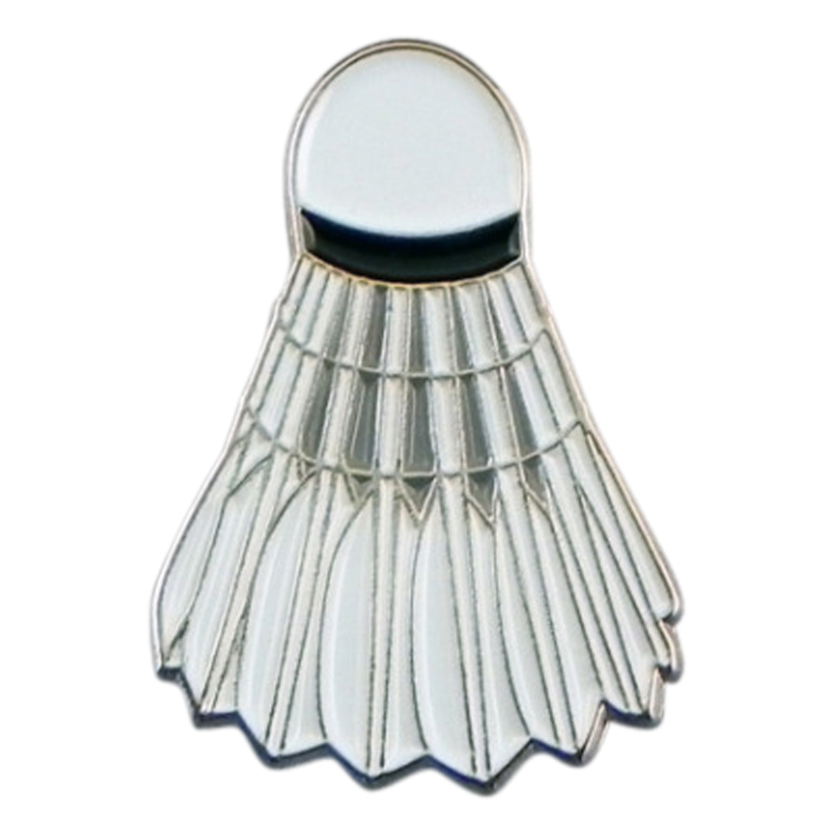 Badminton Shuttlecock Sports Metal Enamel Lapel Pin Badge