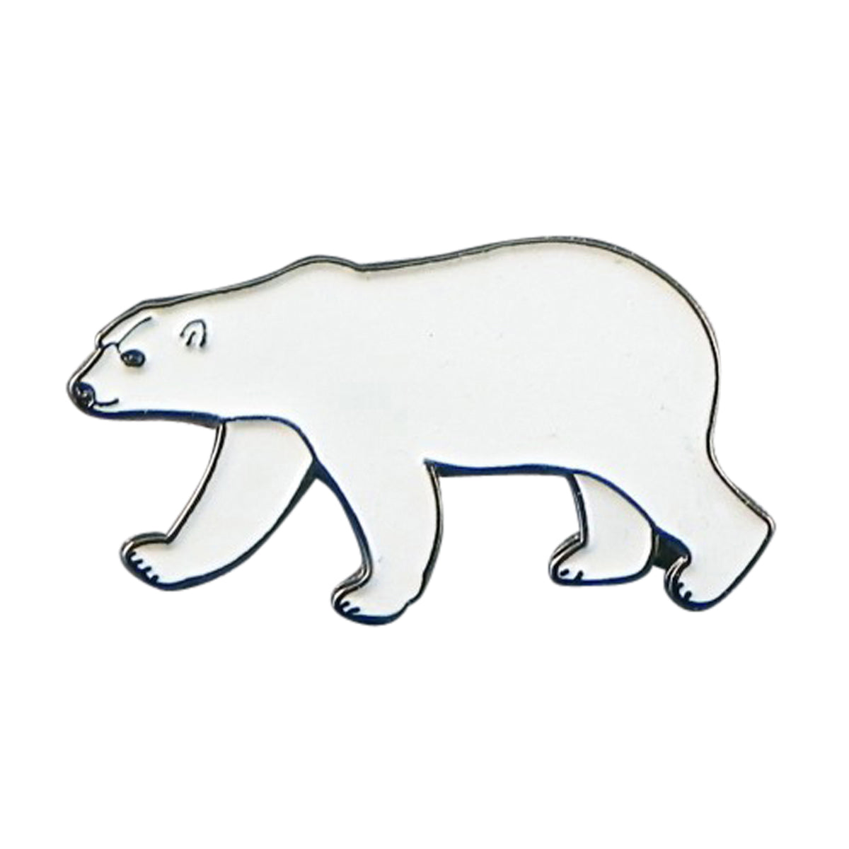 Polar Bear Metal Enamel Lapel Pin Badge