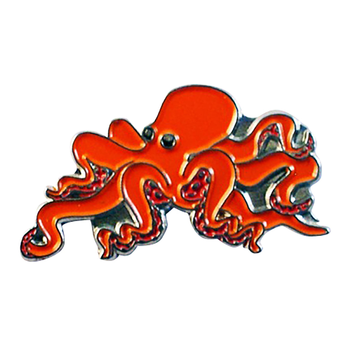 Marine Octopus Metal Enamel Lapel Pin Badge