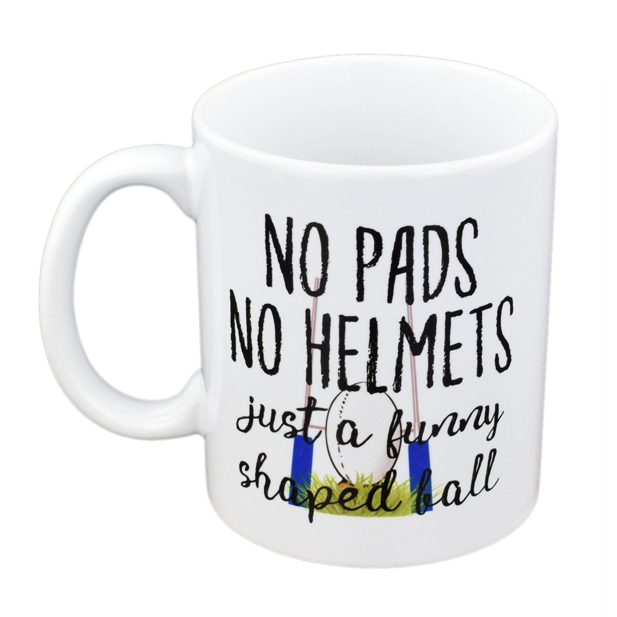 Rugby Mug – No Pads No Helmets Funny Coffee Cup | Ashton and Finch