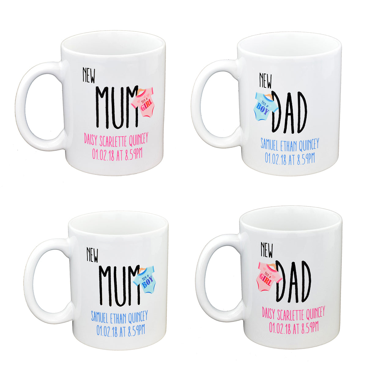 Personalised New Parent Mug – Mum or Dad Coffee Cup | Ashton and Finch