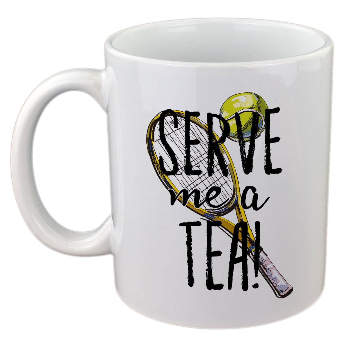 Tennis Mug – Serve Me a Tea Funny Gift for Fans | Ashton and Finch