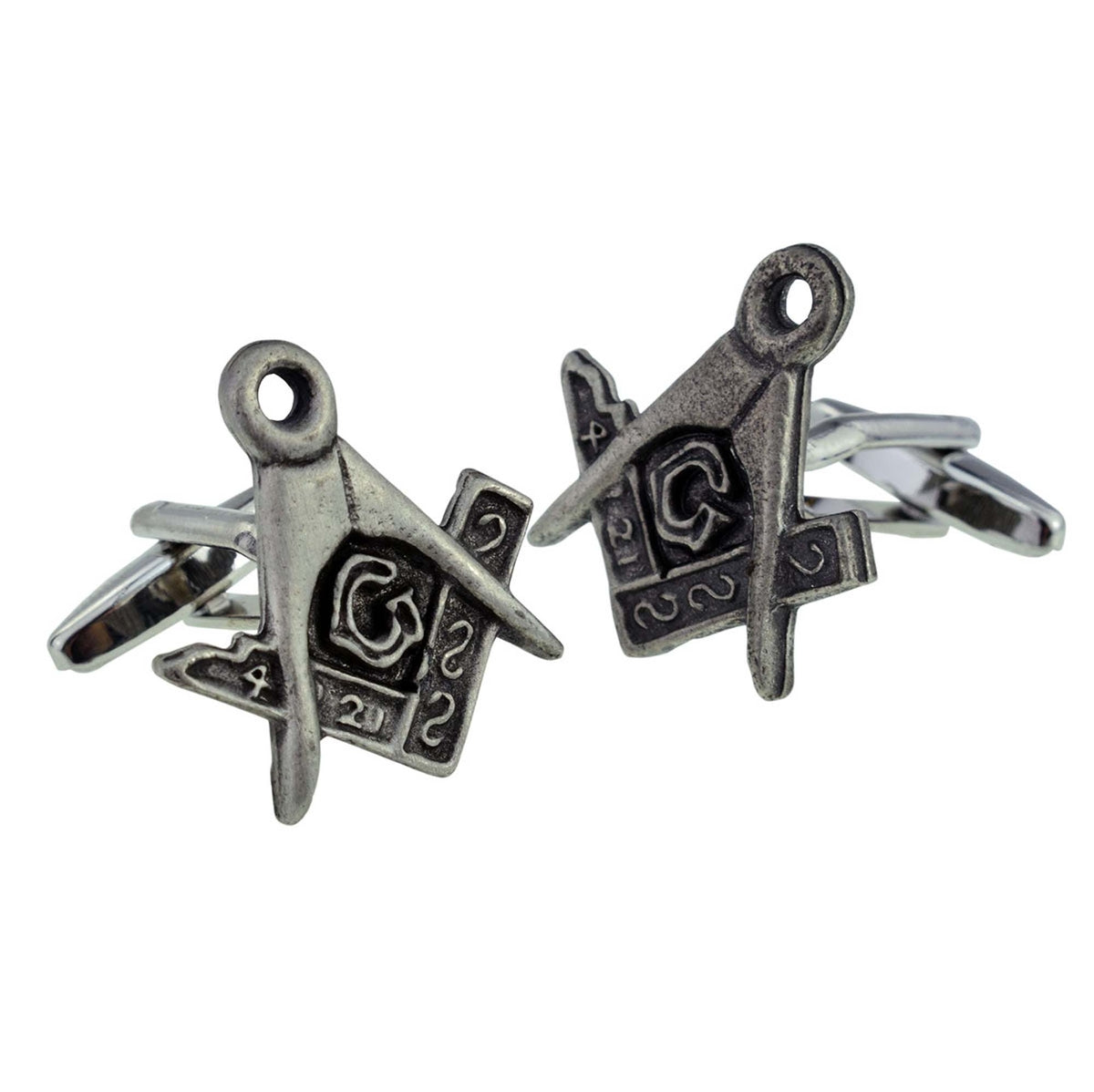 English Made Pewter Masonic Regalia with G Cufflinks | Ashton and Finch