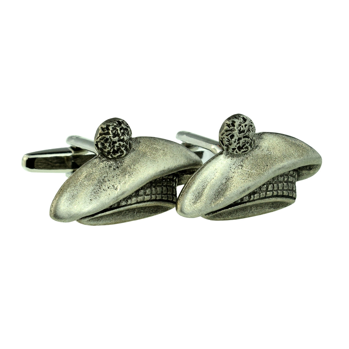 Scottish Flat Cap Pewter Cufflinks | Ashton and Finch