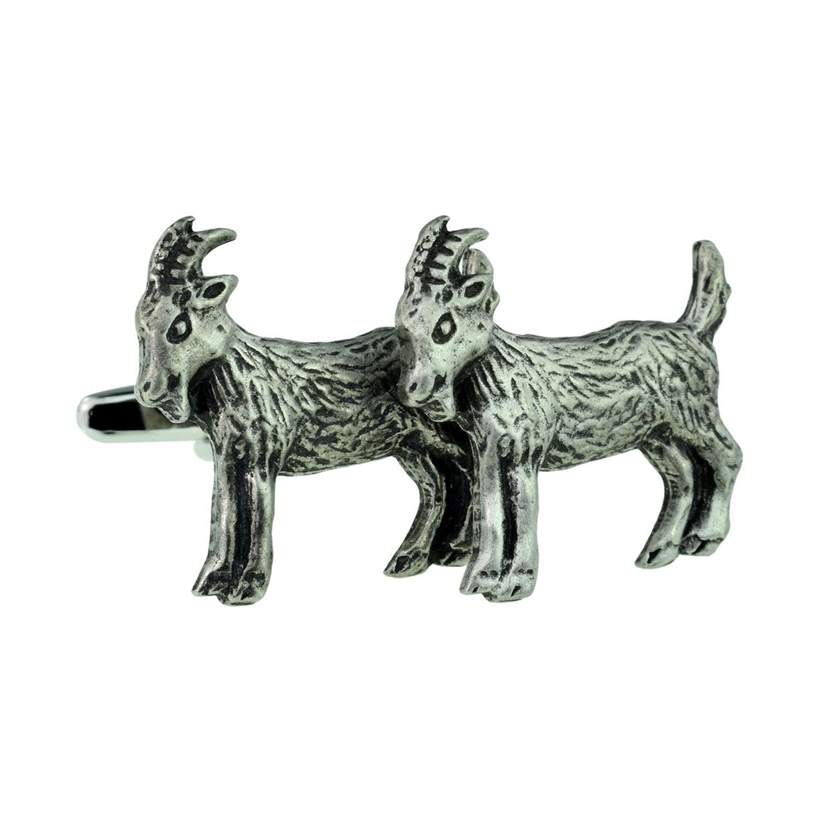Goat Animal English Pewter Cufflinks | Ashton and Finch