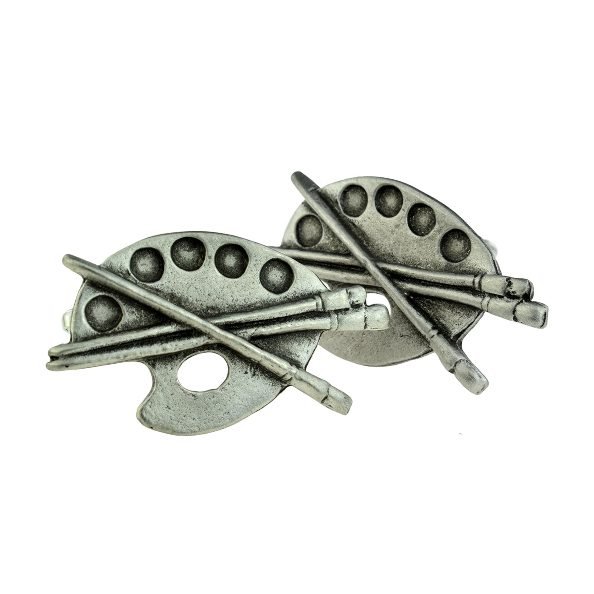 Artist Palette Painters Pewter Cufflinks | Ashton and Finch