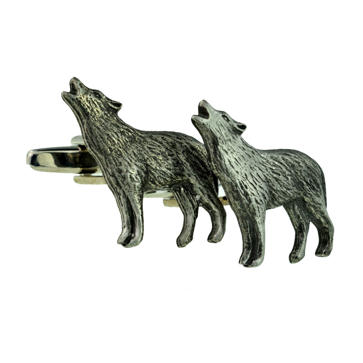 Howling Wolf Design Cufflinks | Ashton and Finch