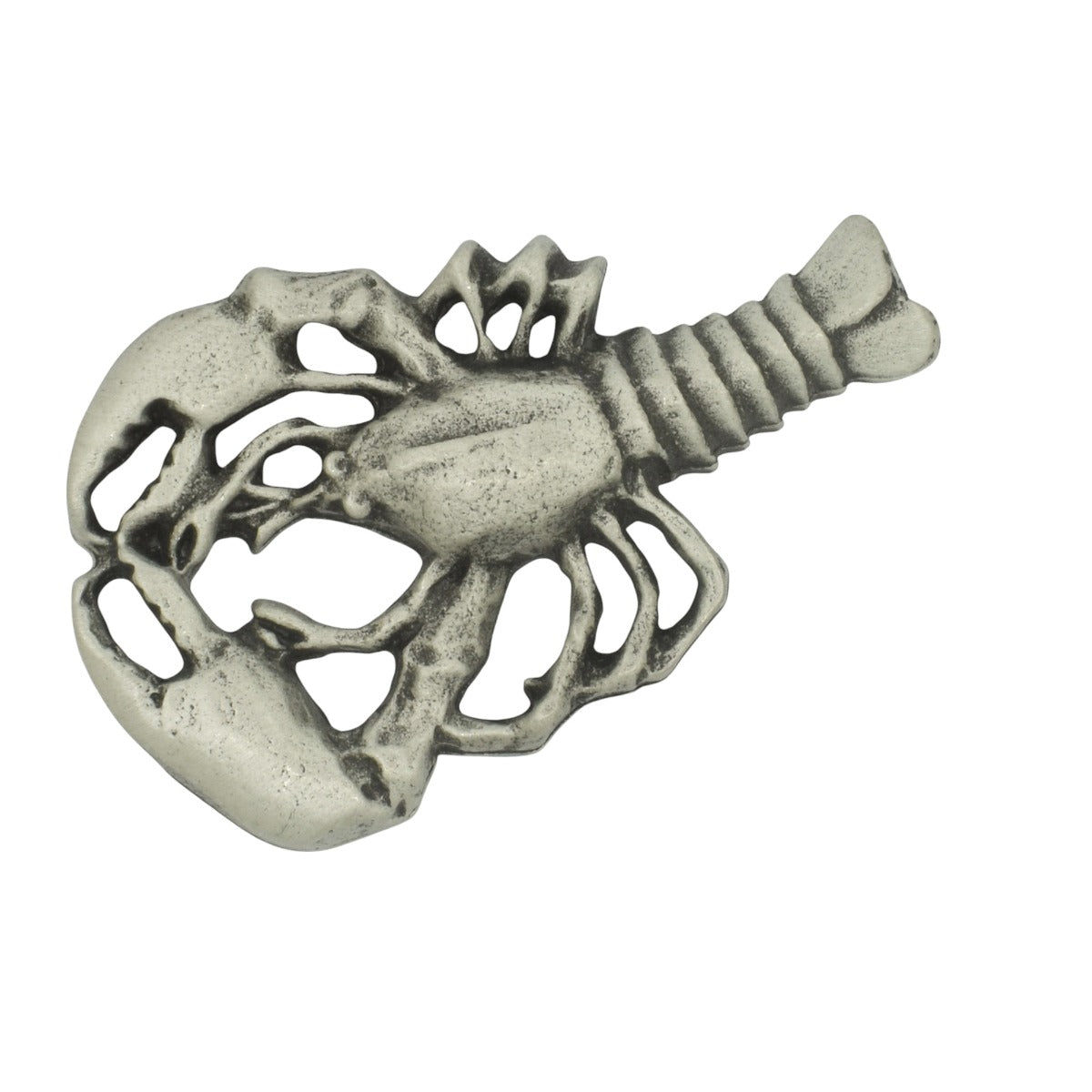 Lobster English Made Pewter Lapel Pin Badge