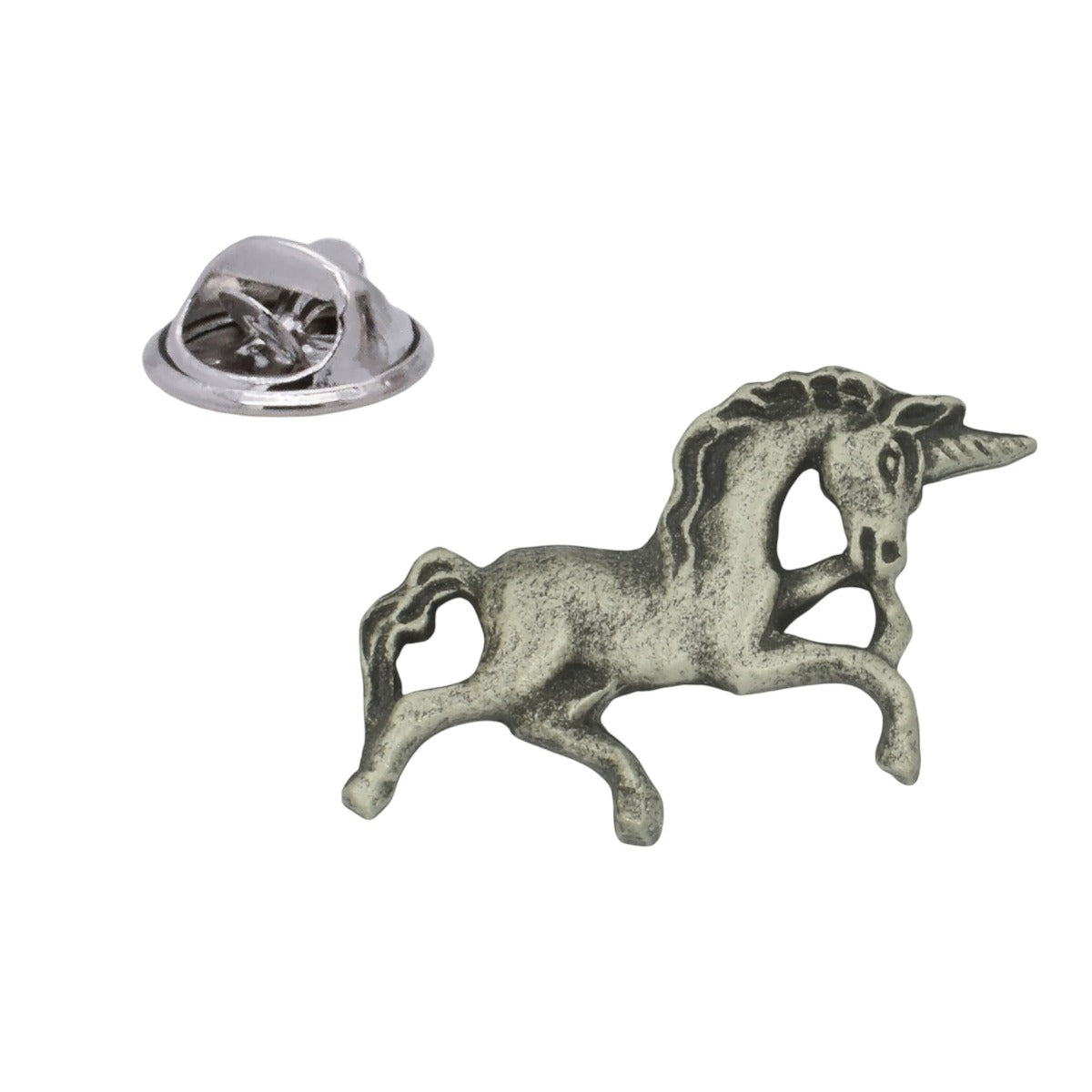 Unicorn English Made Pewter Lapel Pin Badge