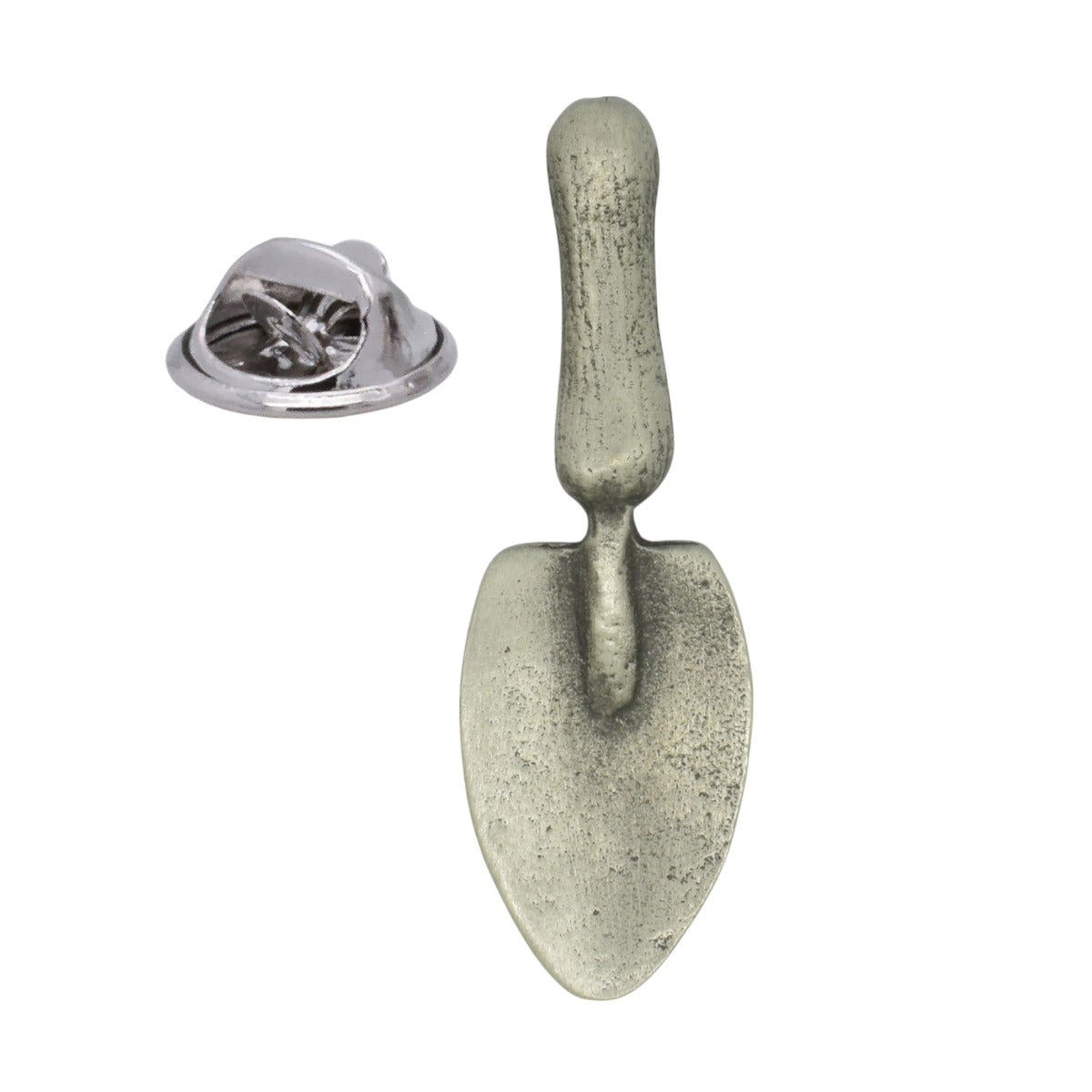 Gardeners Trowel English Made Pewter Lapel Pin Badge