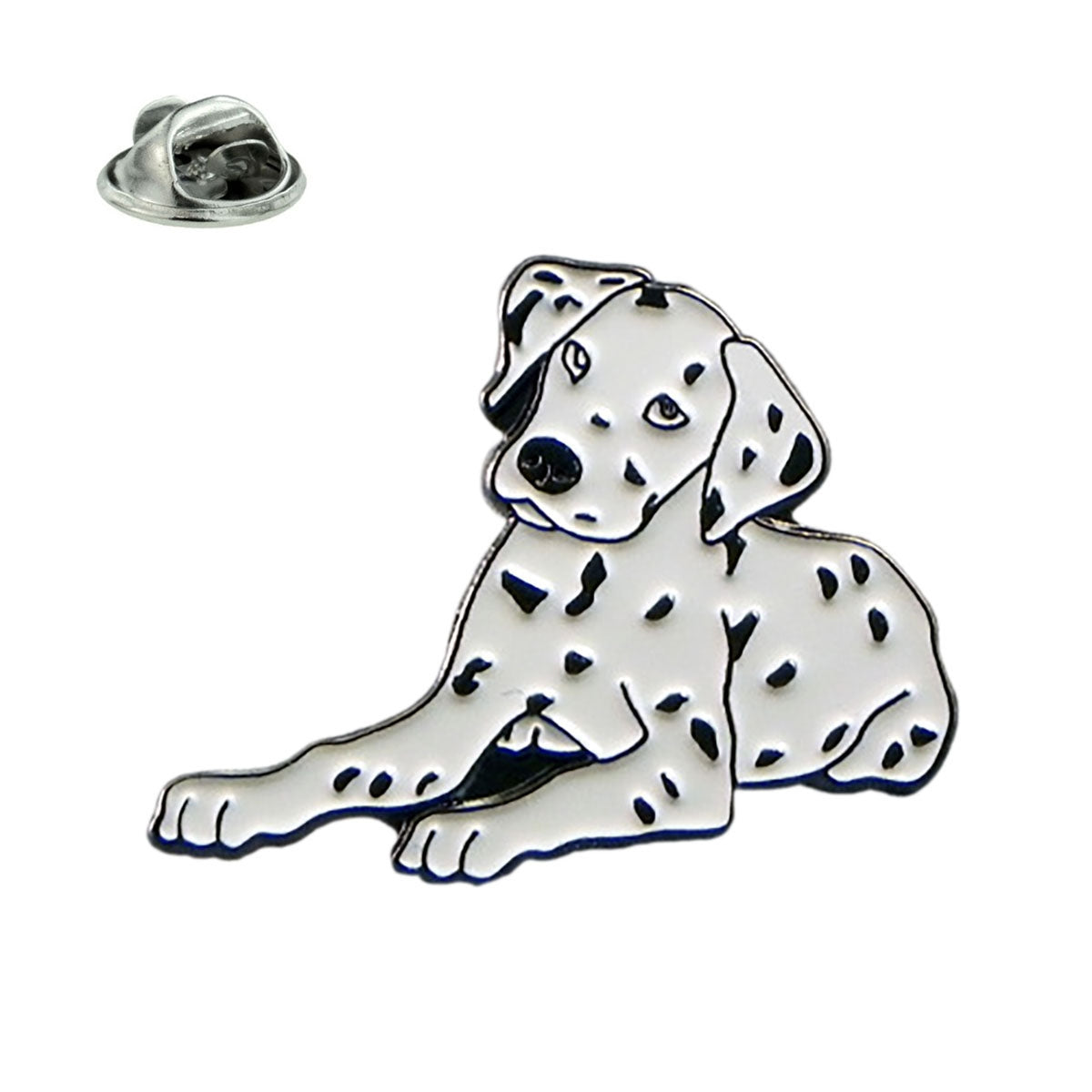 Dalmatian Puppy Dog Pet Metal and Enamel Lapel Pin Badge