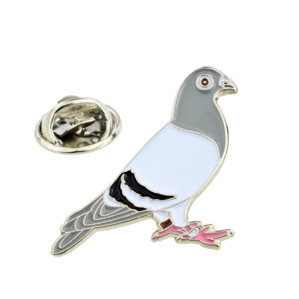 Racing Pigeon Lapel Pin Badge