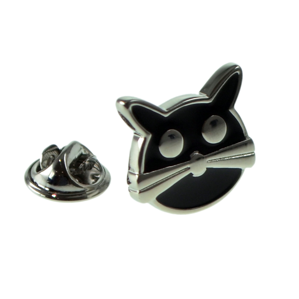 Cats Face Lapel Pin Badge