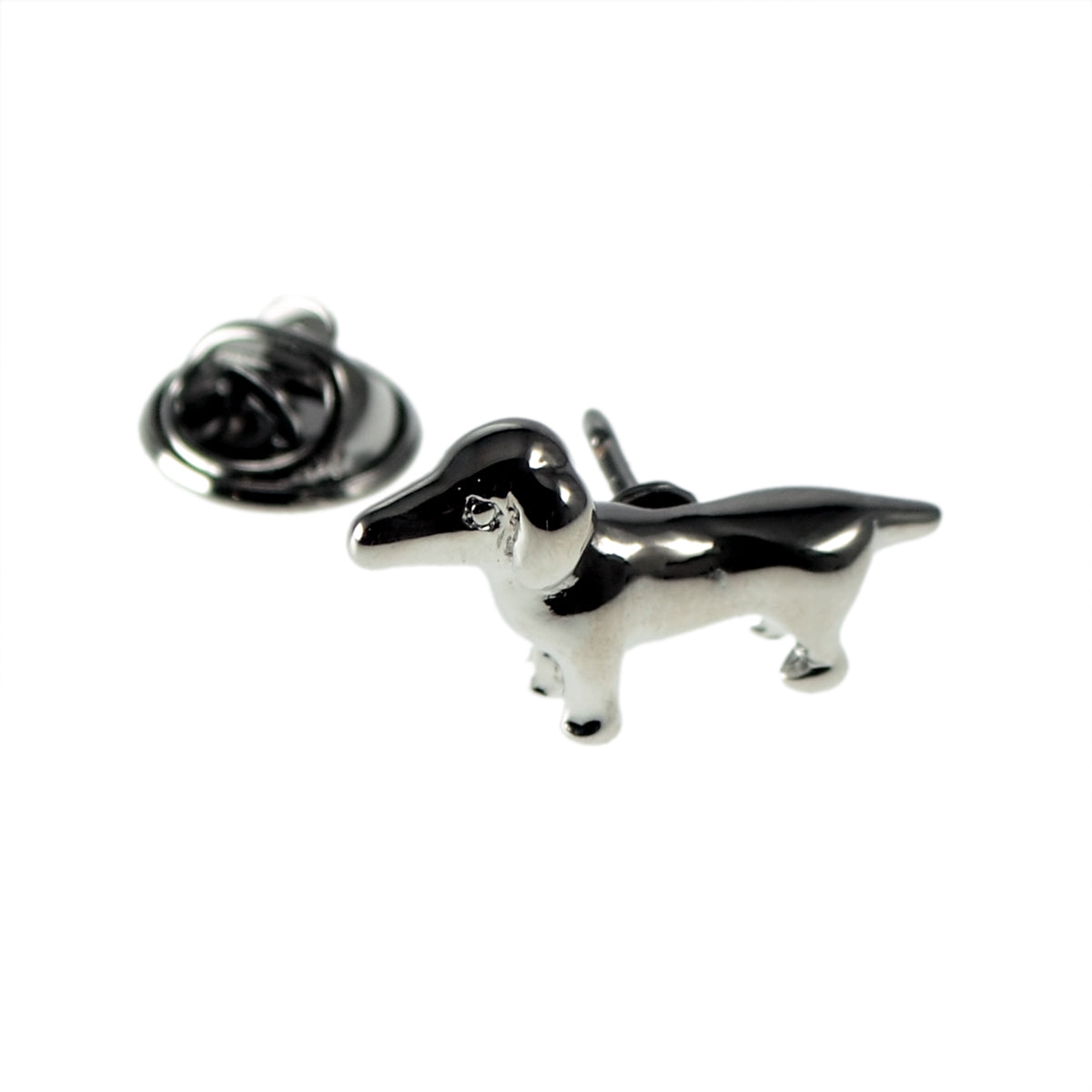 Fun Dachshund Lapel Pin Badge