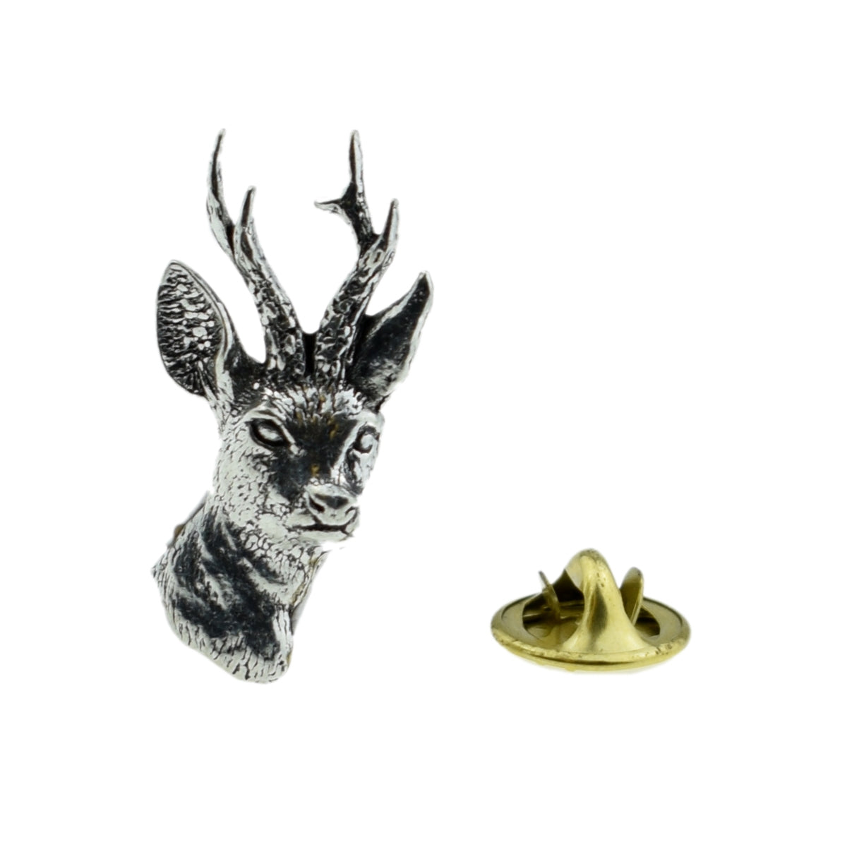 Roe Deer (Stag) Pewter Lapel Pin Badge
