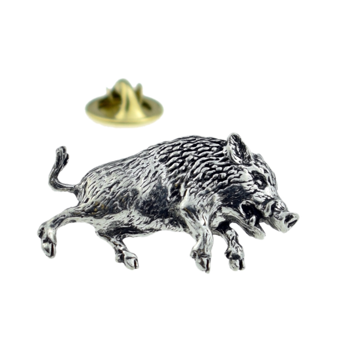 Wild Boar (3) Pewter Lapel Pin Badge